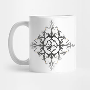 Snowflake Inspired Silhouette Mug